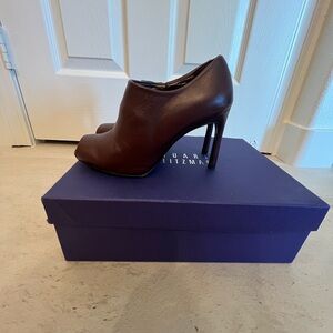 Stuart Weitzman Brown Heeled Boots